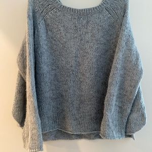 Super soft women’s sweater light blue